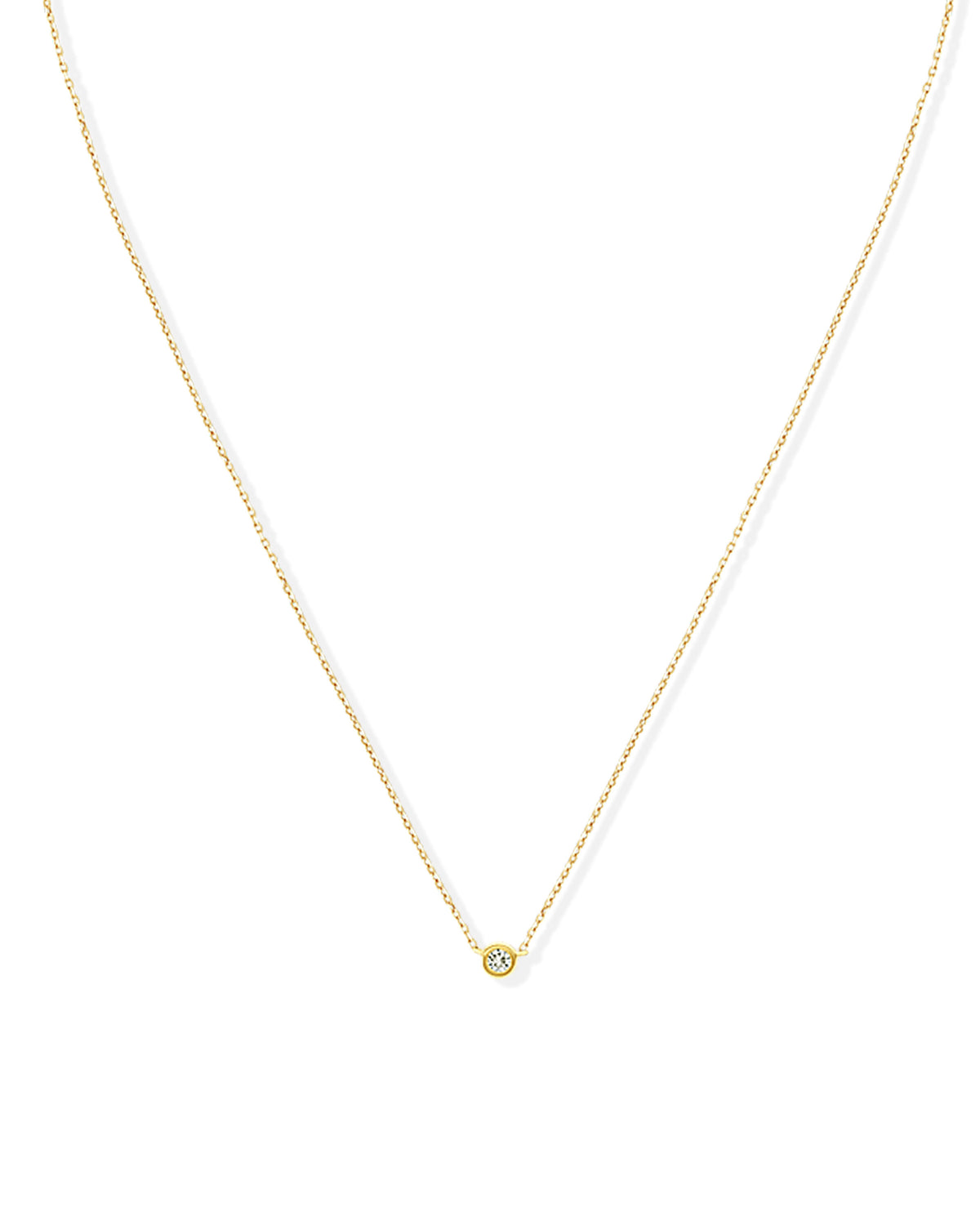 Soleil No. 1 Diamond Pendant Necklace 14k