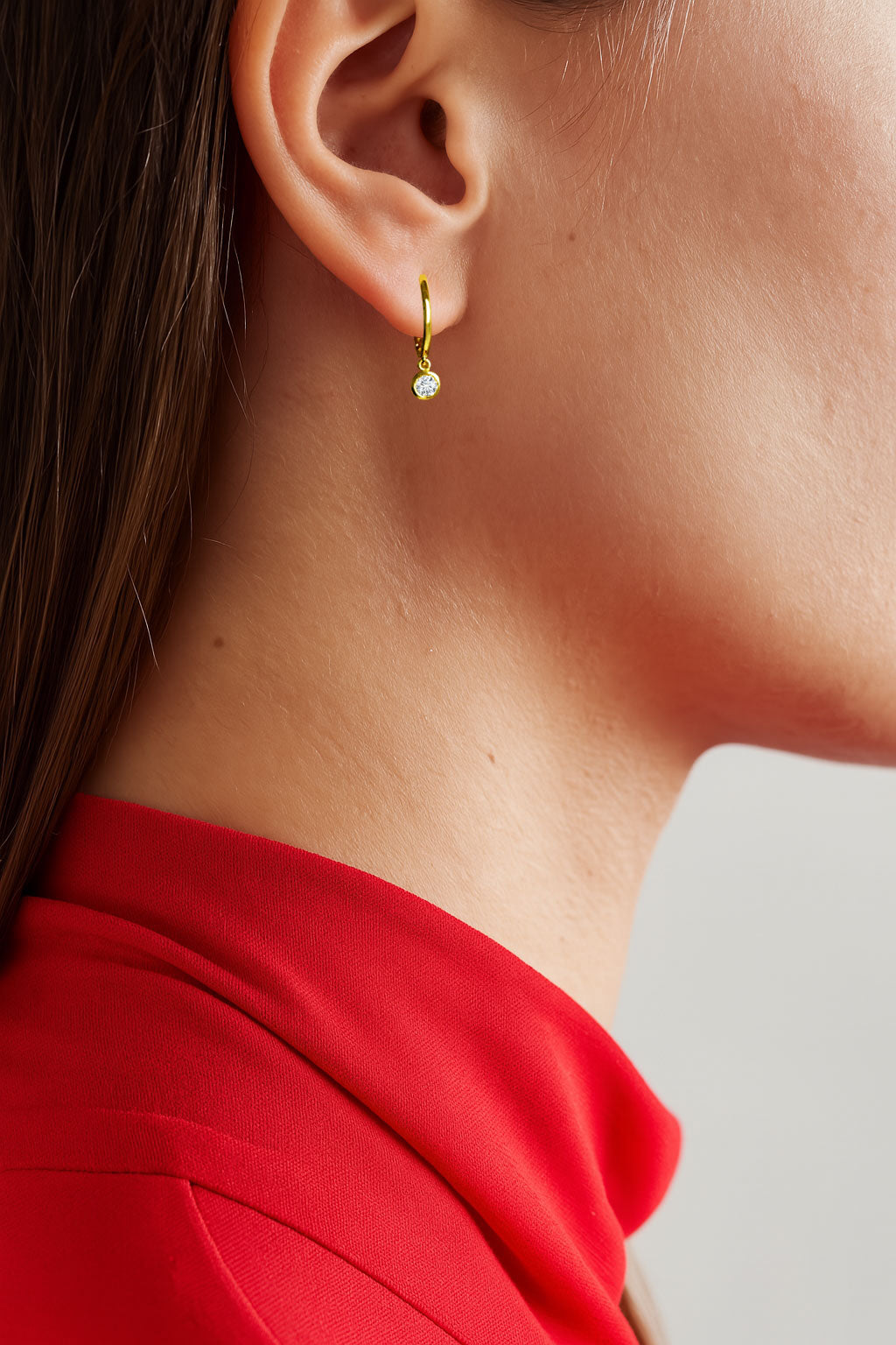 Valencia Diamond Drop Earrings 14k
