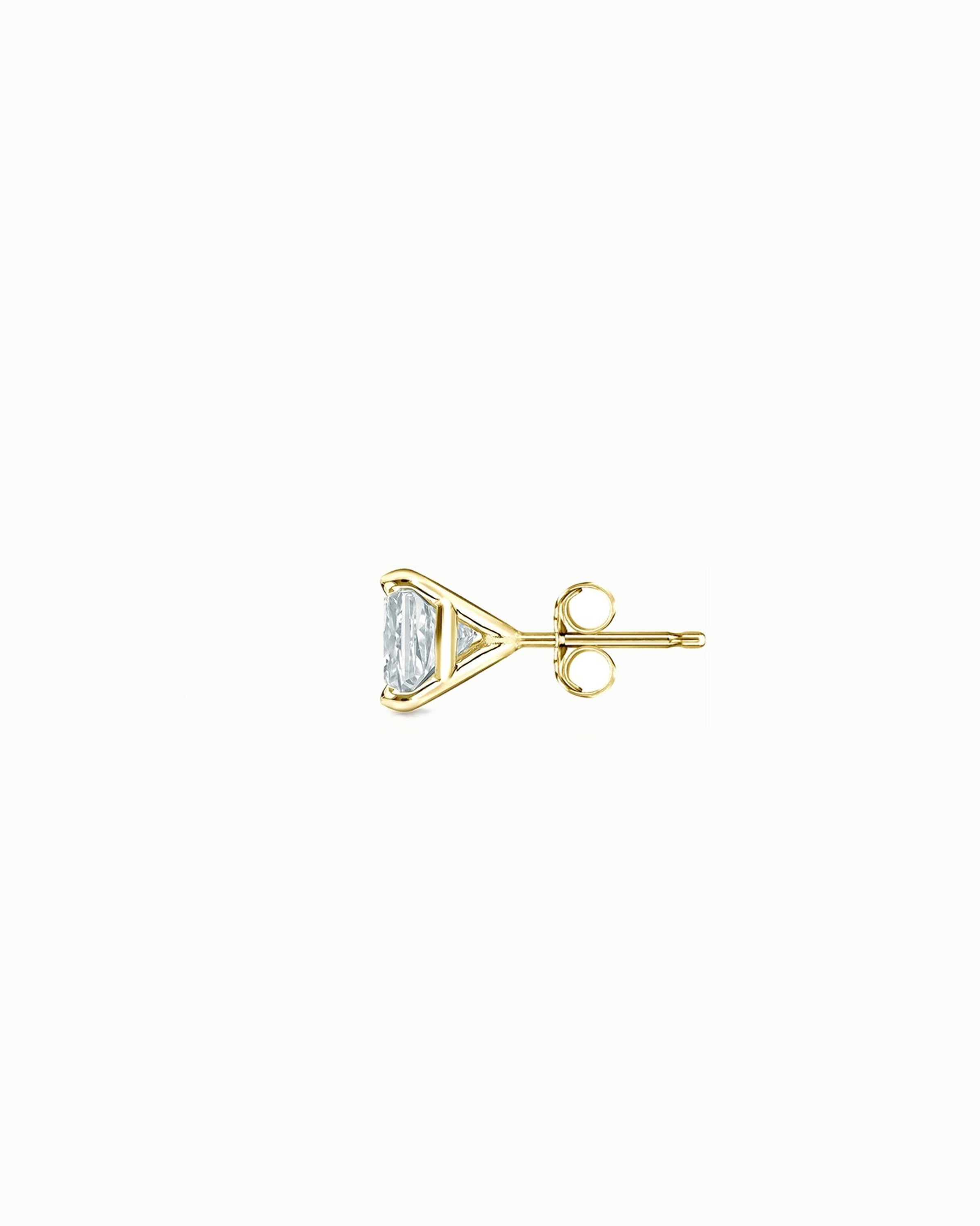 Petite Trois Diamond Stud Earrings